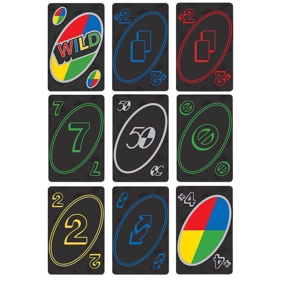 UNO 50th Anniversary Edition Card Game Featuring Commemorative Coin & Ca… - Picture 9 of 12